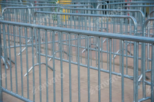 Preview: Protected Entrance Gate - Secured Turnstiles Outdoors At Stadium