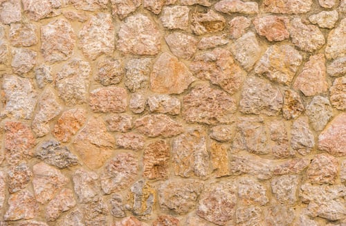 Preview: Old Rustic Brown Stone Wall Background Texture.