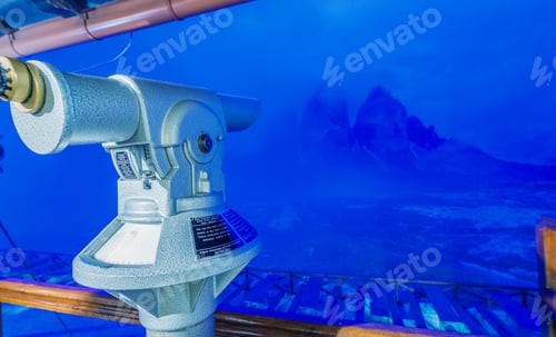 Preview: Binocular Pointing Three Peaks Of Lavaredo At Night, Italy.