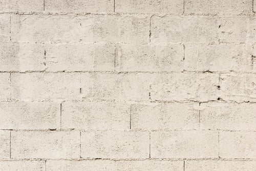 Concrete Block Wall Close Up Neutral Color