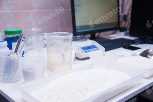 Preview: Interior Of Modern Research Laboratory. People At Work In The Scientific Laboratory