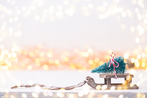 Preview: Christmas Decoration On A White Wooden Background.