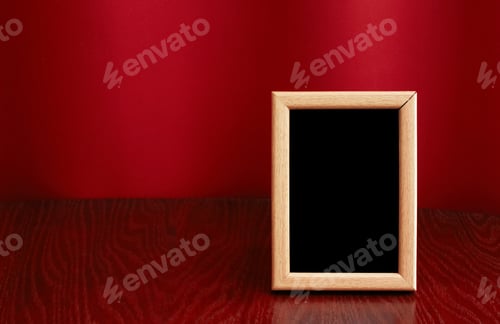 Preview: Vintage Photo-Frame On Table
