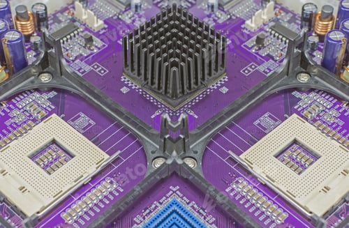 Preview: Empty Cpu Processor Socket With Pins On Motherboard