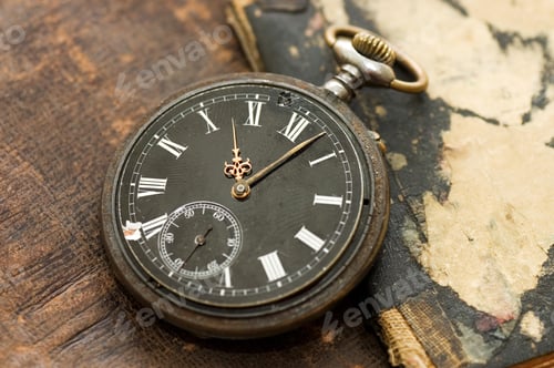 Preview: Old Watch On The Book