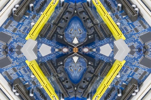 Preview: Computer Motherboard, Electronic Components On Circuits Board