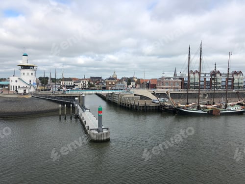 Preview: Harbor Of Harlingen In Friesland, The Netherlands