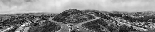 Preview: Tourists Enjoy City Panoramic View From Christmas Tree Point, San Francisco.