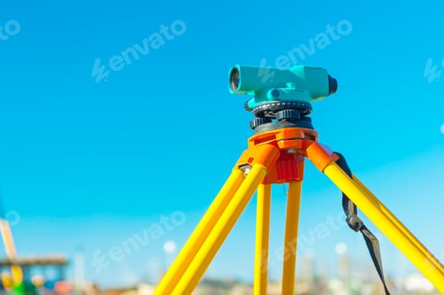 Preview: Close Up View On Theaodolit On A Background Of Sky