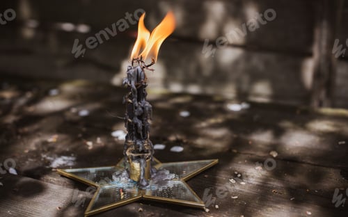 Preview: Candle Magic, Paganism, Witch Objects. The Concept Of Divination, Wicca And Esotericism