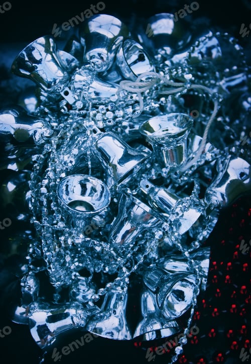 Preview: Decorative Silver Bells.