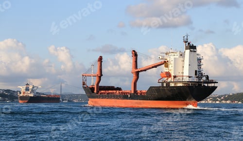 Preview: A Cargo Ship Carrying Goods Between Ports