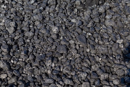 Preview: Natural Black Coals For Universal Illustrative Background. Industrial Coals. Used As A Household