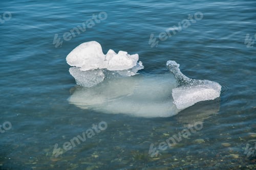 Preview: Iceberg In Jokullsarlon, Iceland Landscape.