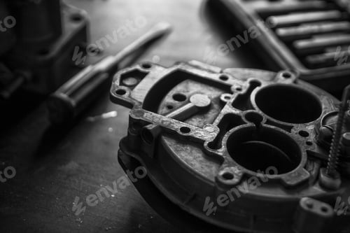 Preview: Repair Process Of Machine Parts With Special Tools, Steampunk Mask