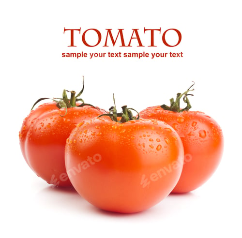 Preview: Close-Up Photo Of Tomatoes With Water Drops