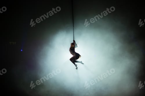 Preview: Performances Of Artists At A Height Under The Dome Of The Circus