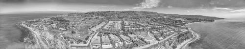 Preview: Aerial Panoramic View Of Rancho Palos Verdes Coastline, California.