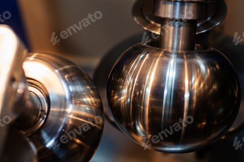 Preview: Close Up Of Stainless Steel And Aluminum Machine