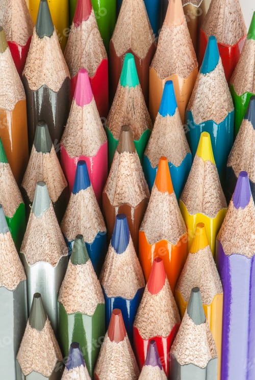 Preview: Macro Background Of The Pencil As An Element For Design. High Resolution.