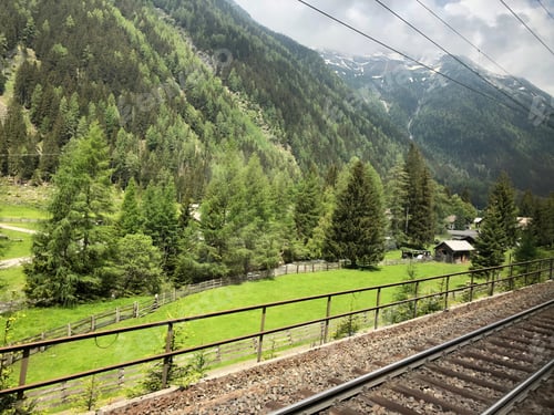 Preview: Train Track Around Stappitz In Austria