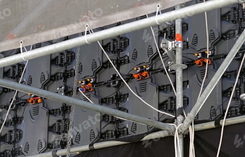 Preview: Backside Of Digital Led Panels Of Large Display Screen
