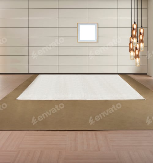 Preview: Bright Stone Wall Interior Design And Modern Lamp
