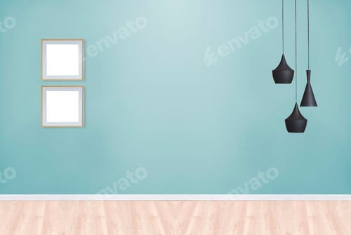 Preview: Empty Interior Design And Wooden Floor, Decorative Background For Home, Office, Hotel
