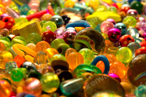 Preview: Retro Toy, Color Glass Ball.