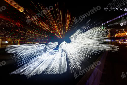 Preview: Abstract Bright Colorful Background Zoom-Burst Technique