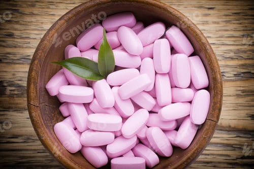 Preview: Homeopathic Supplement. Alternative Medicine. Vitamin Capsules.