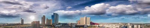 Preview: Panoramic Sunset Aerial View Of Las Vegas, Nevada.