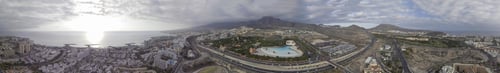 Preview: Panoramic Aerial View Of Costa Adeje Skyline, Tenerife.