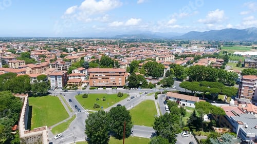 Preview: Aerial View Of Pisa, Tuscany.