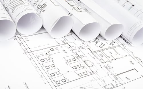 Preview: Architecture Plan And Rolls Of Blueprints