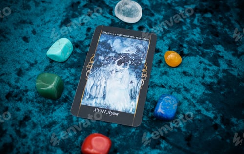 Preview: Europe, Ukraine. Kiev, August 21: Illustrative Editorial. Interesting European Tarot Cards, Magic
