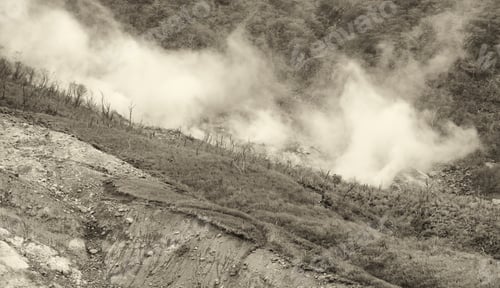 Preview: Mountain Landscape From Hakone Ropeway, Japan.