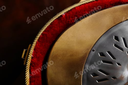 Preview: Color Detail Of A Vintage Dobro Guitar