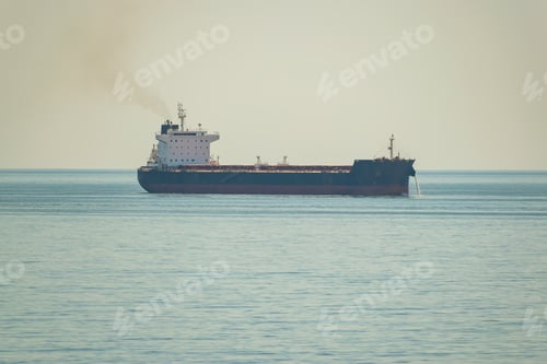 Preview: Bulk Carrier In Calm Sea At The Daytime