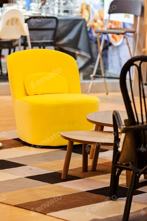 Preview: Example Of Model Modern Armchair, Note Shallow Depth Of Field