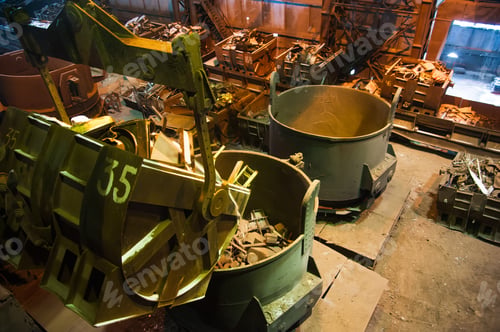 Preview: Metal Structures And Buildings Of The Old Metallurgical Plant Inside And Outside