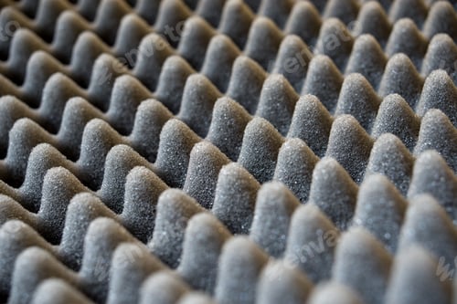 Preview: Dark Artificial Foam, Acoustic Foam Insulation Texture On Background.
