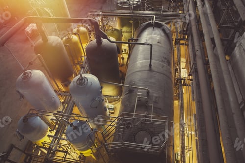 Preview: Equipment, Cables And Piping As Found Inside Of A Modern Industrial Power Plant