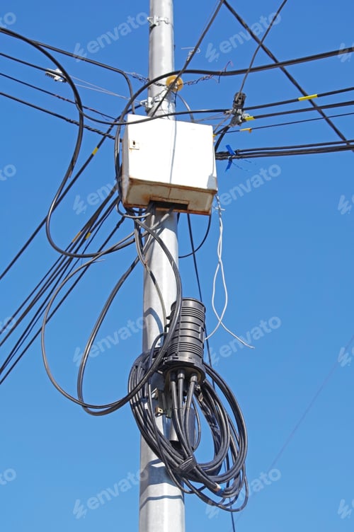 Preview: Closure Optical Fiber With Black Cable