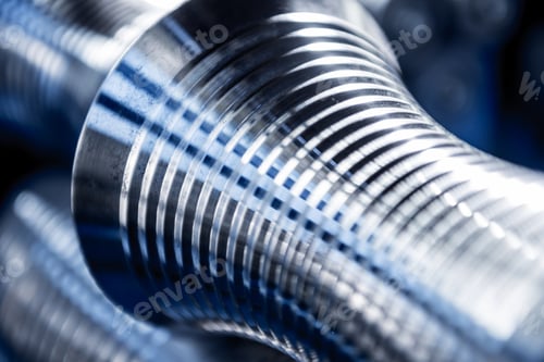 Preview: Metal Sheet Forming Machine At The Modern Metalwork Factory.