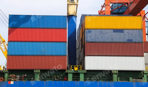 Preview: Container Ship Is Loading In A Port