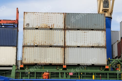 Preview: Container Ship Is Loading In A Port