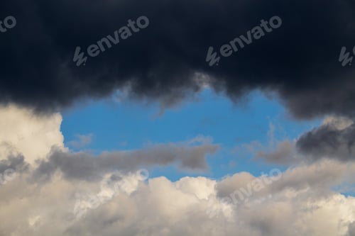 Preview: Dramatic Stormy Sky Before Rain And Hurricane. Background