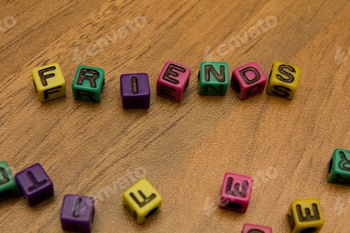 Preview: Friendship Inscription On Dice.