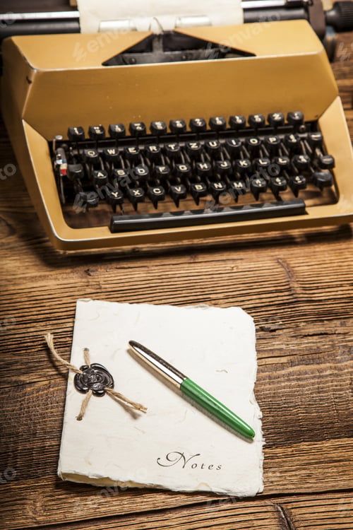 Preview: Old Typewriter, A Pile Of Books And A Lot Of Creativity!